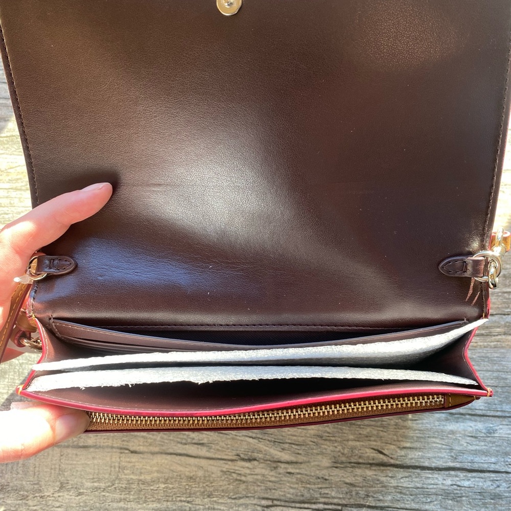 Coach Brown Leather Saddle Bag - Picture 7 of 7